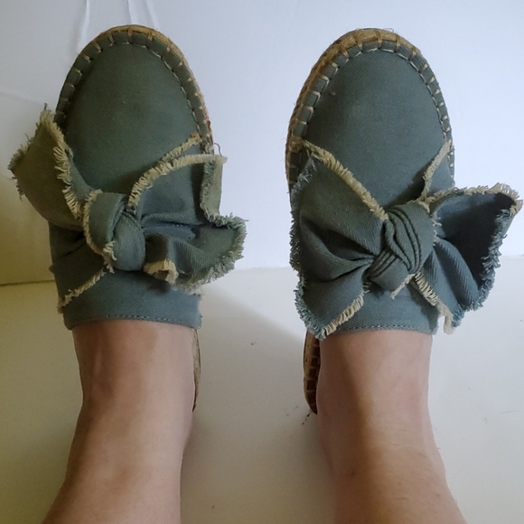 DV by Dolce Vita Espadrilles Sandals Blue Denim SHOES Women's Size 6 WOMAN'S - Picture 4 of 12